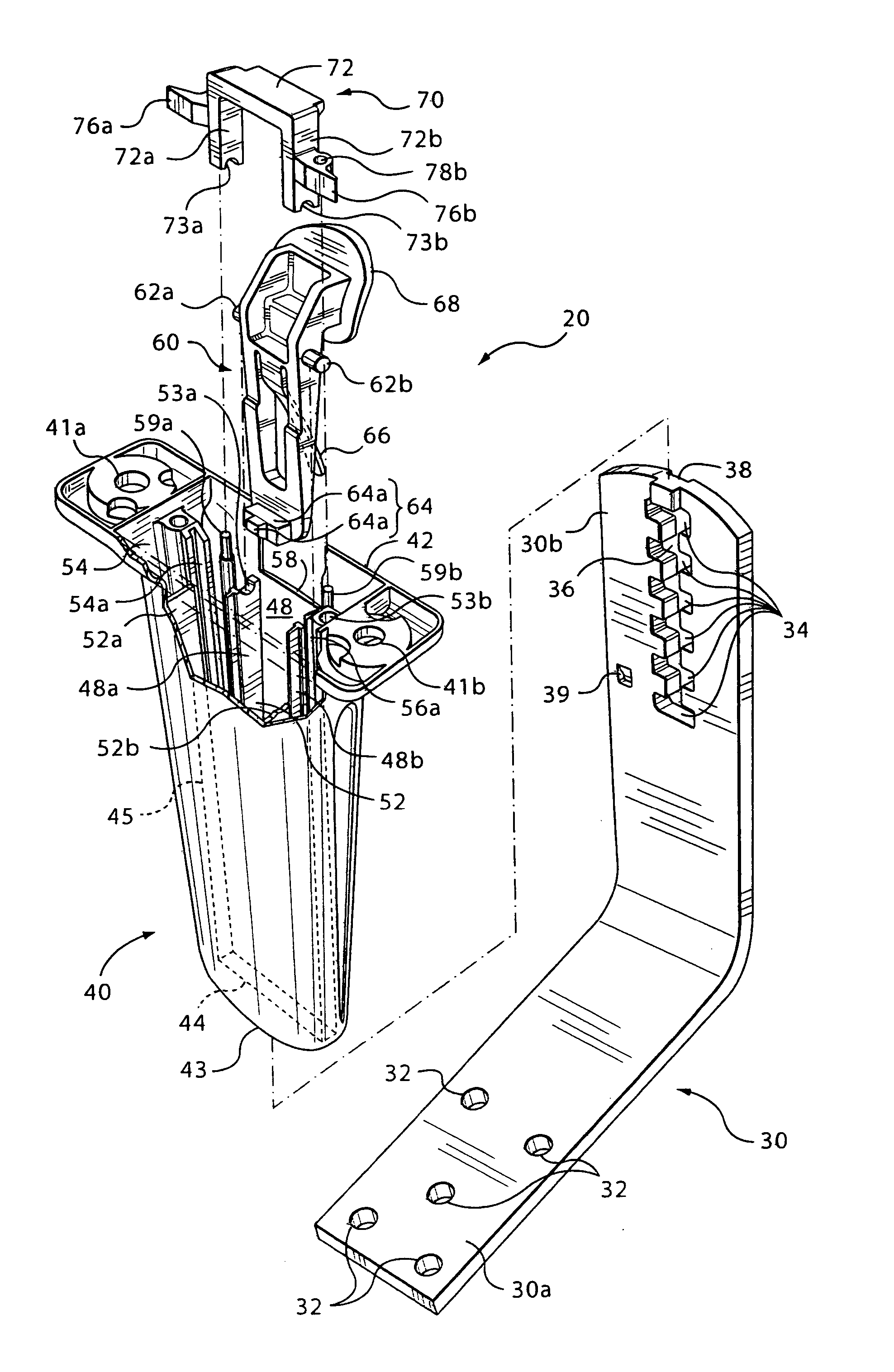 Height-adjustment mechanism for an armrest