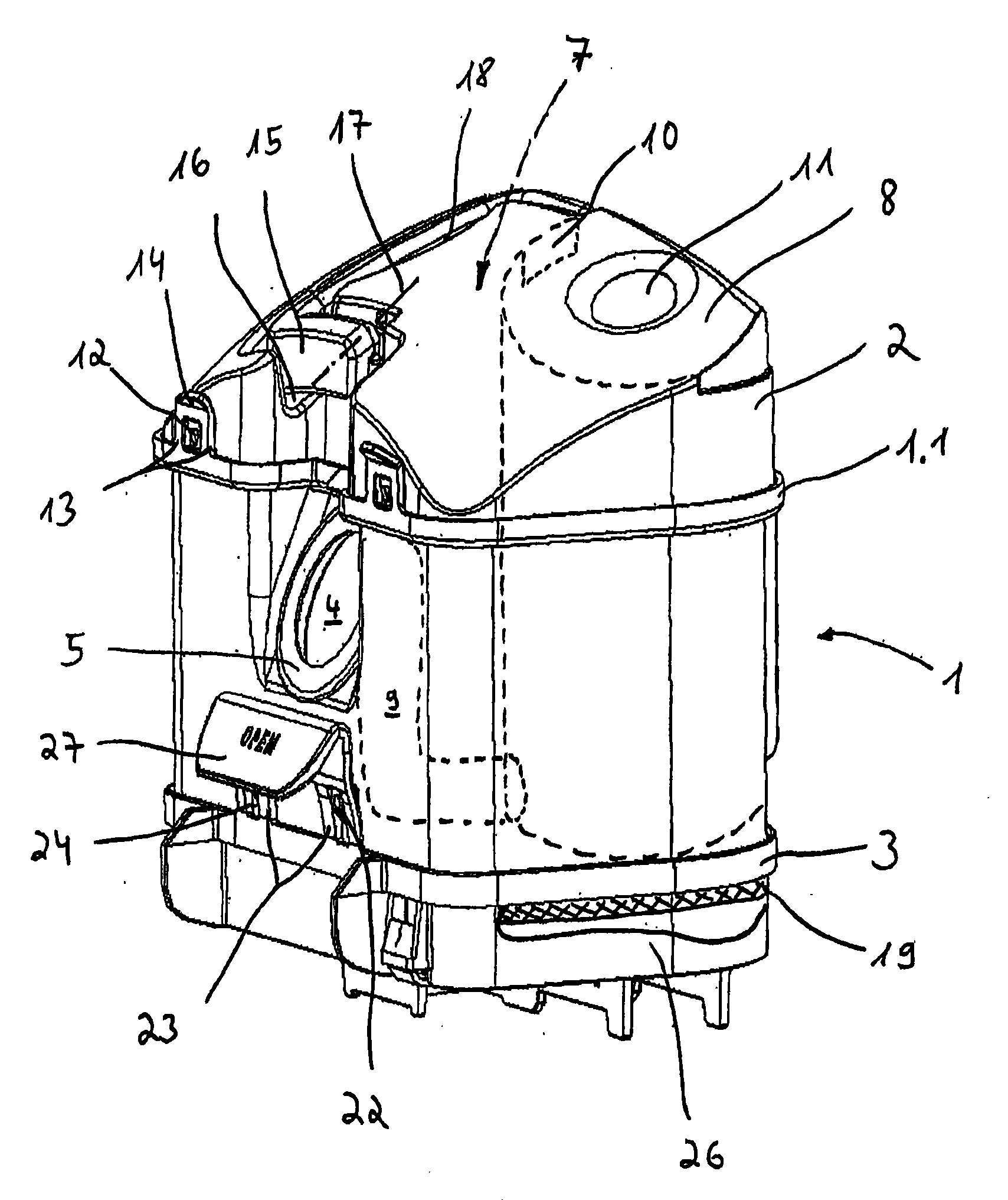 Removable dust collector