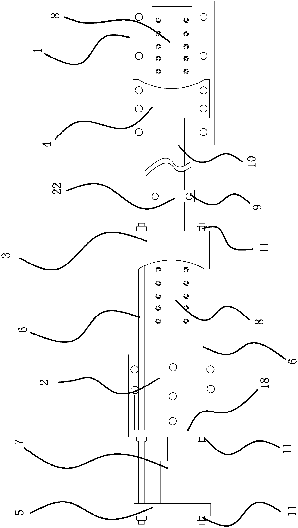 Reinforcement system by using double-layer prestressing carbon fiber plates