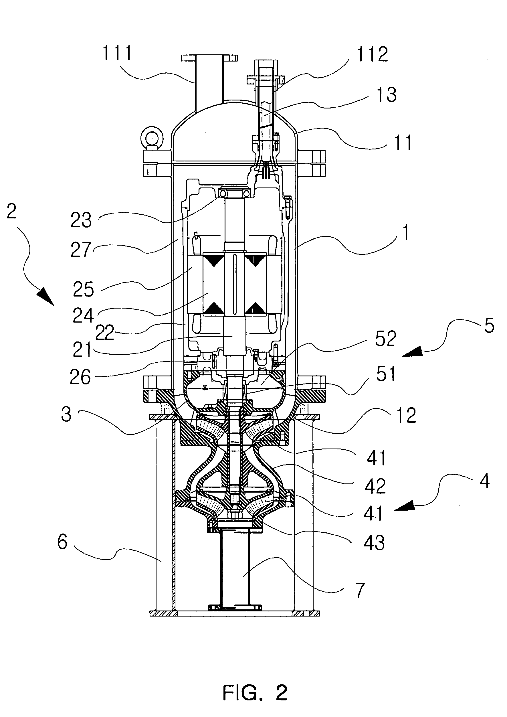 Lifting pump for manganese nodules