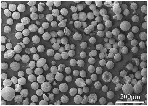 Preparation method of lanthanum zirconate spherical powder for thermal spraying