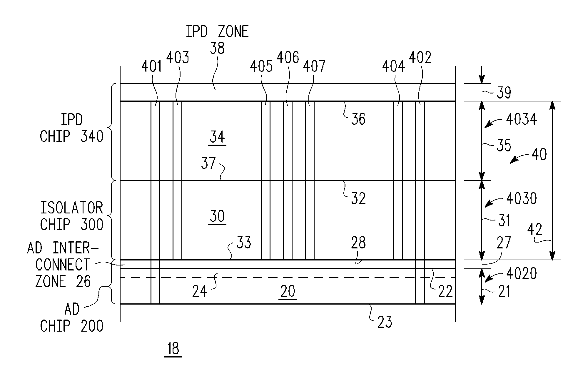 3-d circuits with integrated passive devices