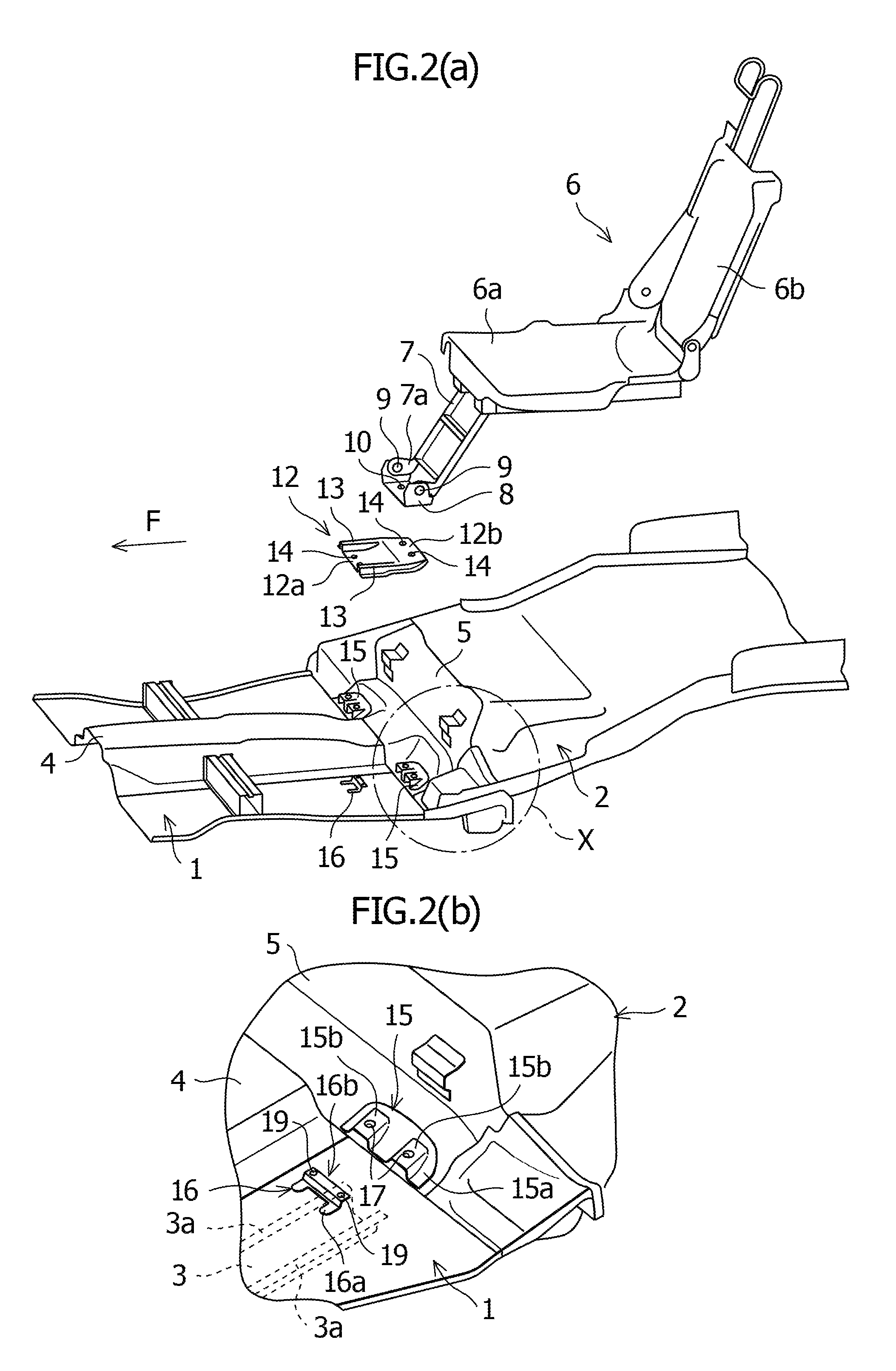 Floor structure of vehicle body center section