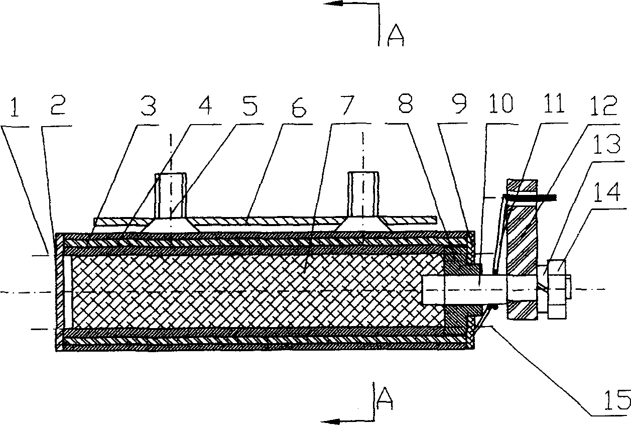 Variable magnetic force adsorbing unit for wall clamping robot