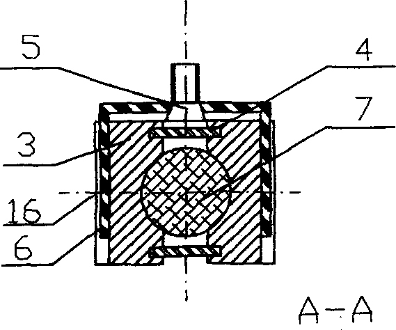 Variable magnetic force adsorbing unit for wall clamping robot