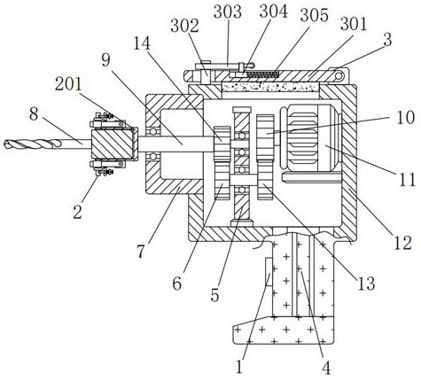 Coaxial electric tool