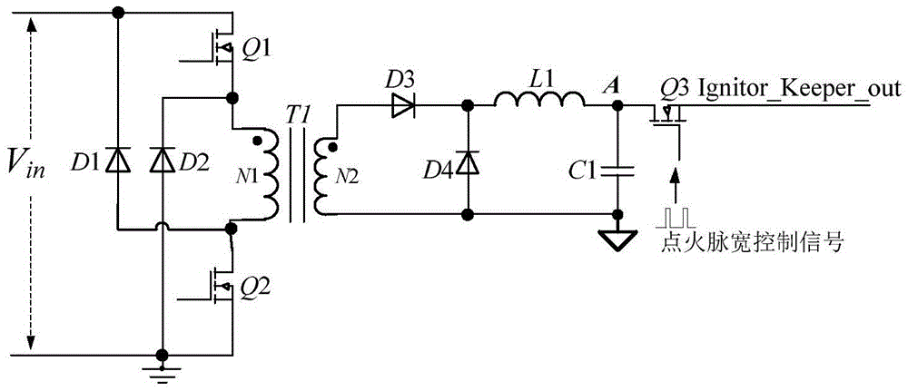 Hollow cathode power converter and control system thereof