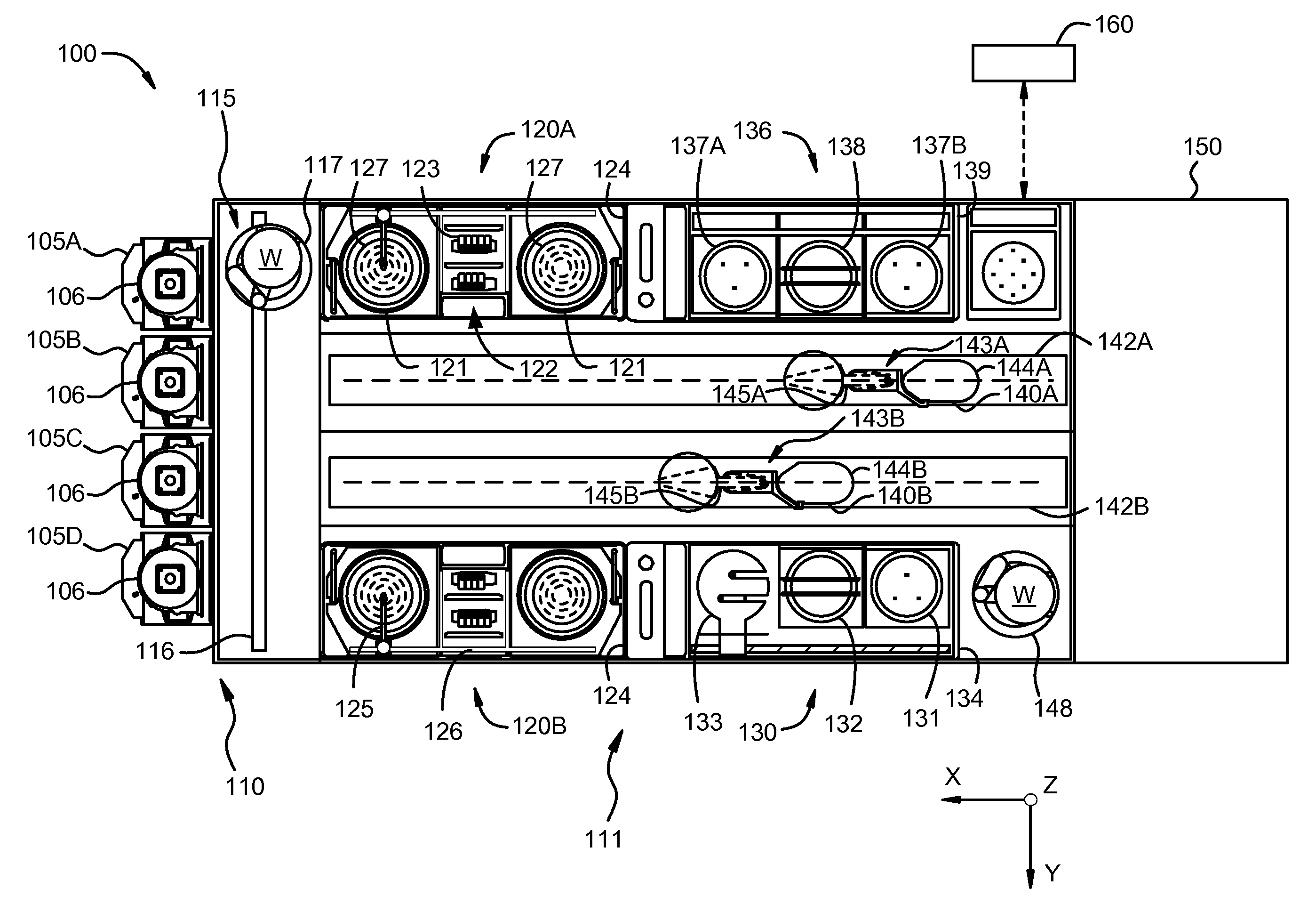 Method and apparatus for dispense of chemical vapor in a track lithography tool