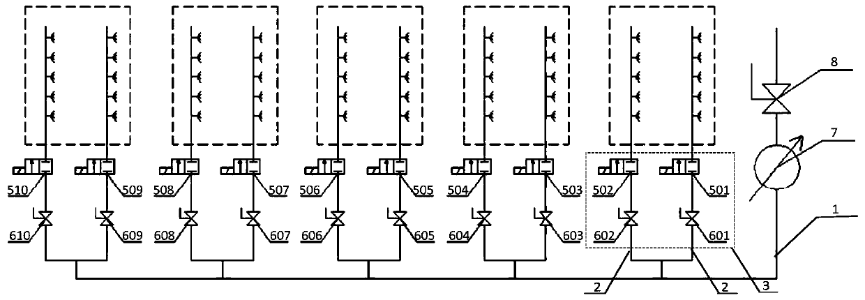 Tippler multi-gear water sprinkler system and control method thereof and tippler system