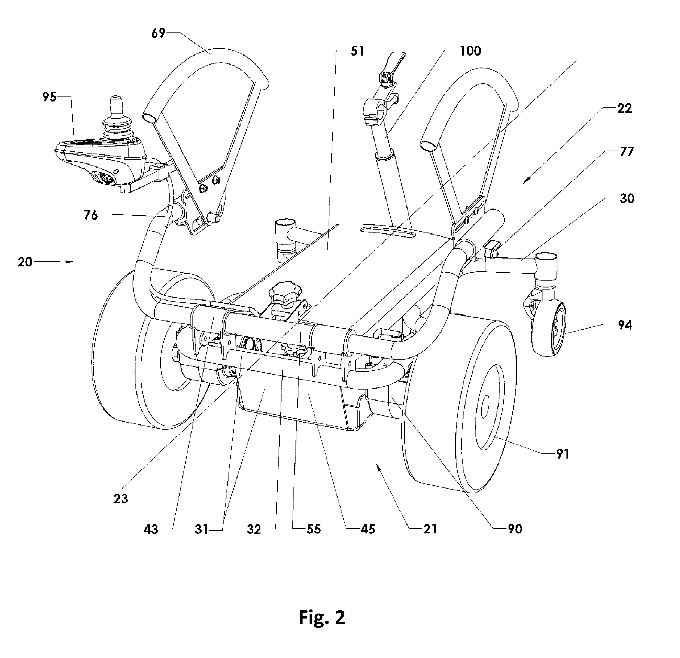 Power base attachment