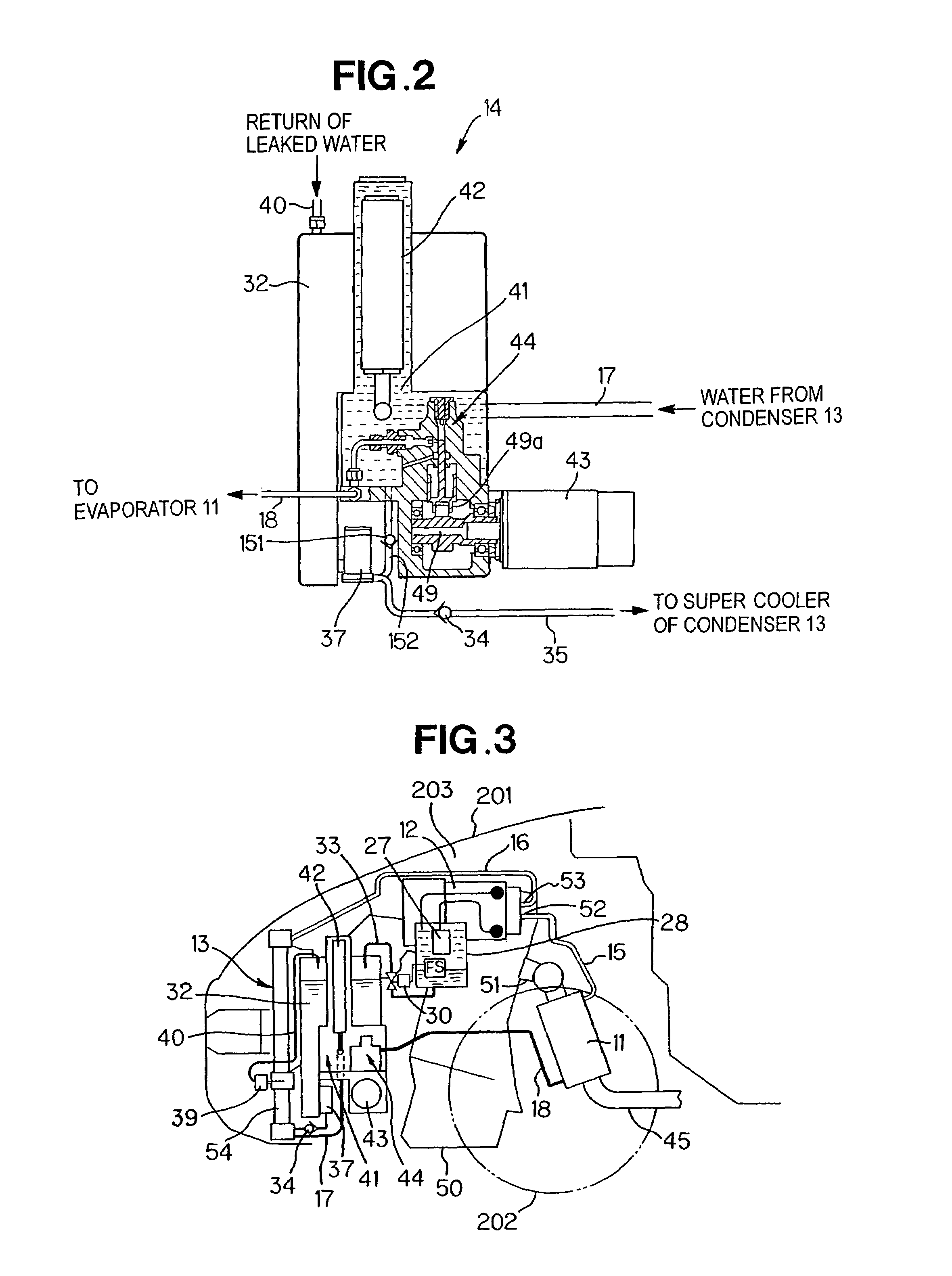 Non-condensing gas discharge device of condenser