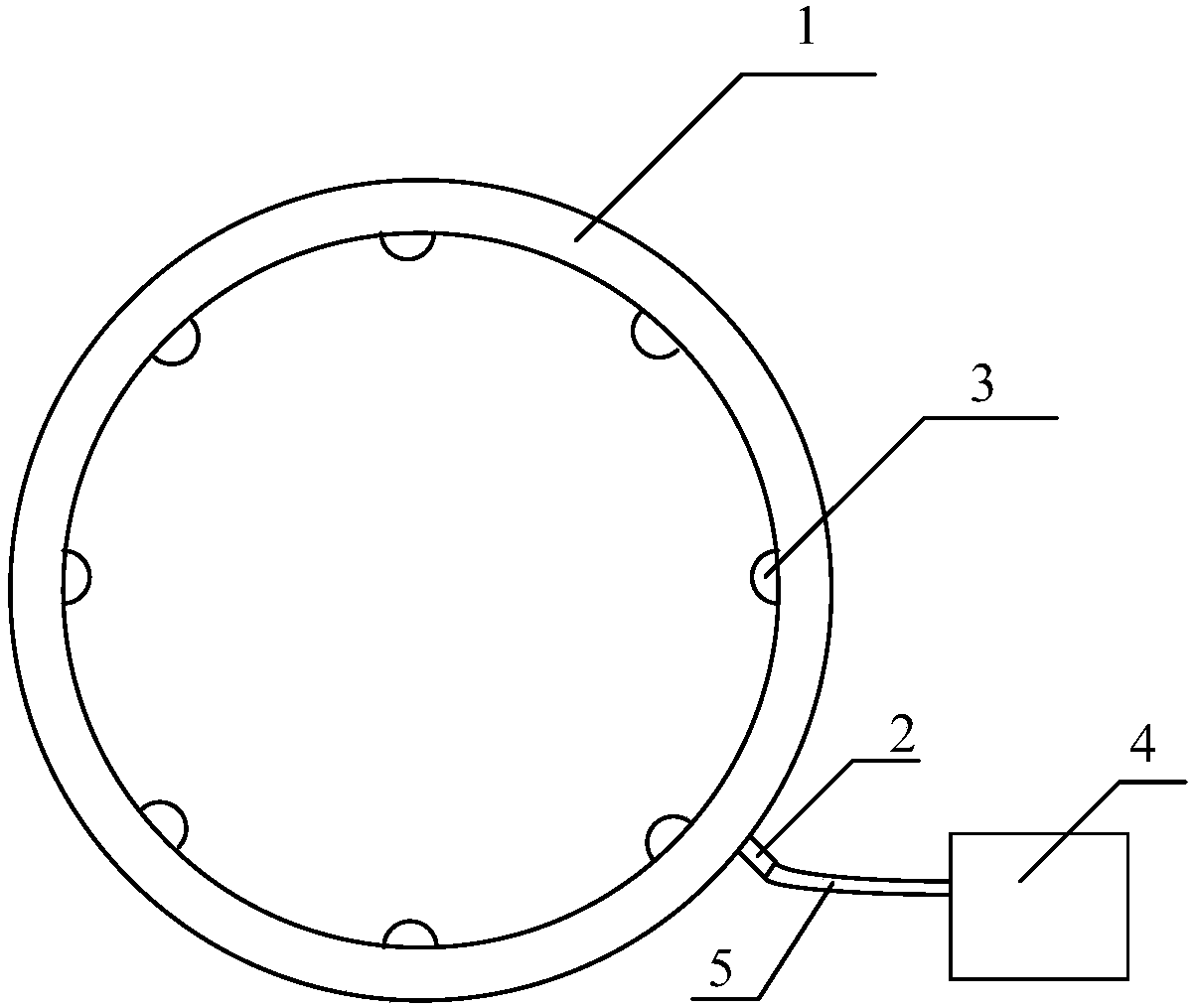 A method for laying electromagnetic exploration coil support