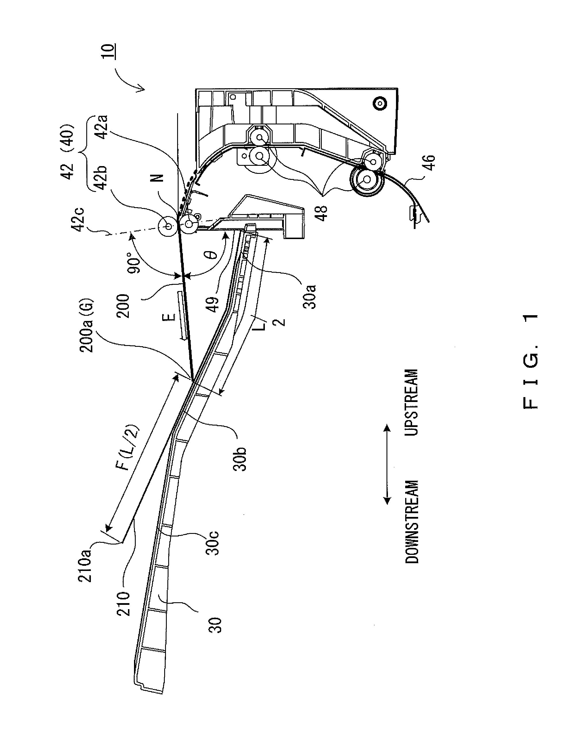 Paper discharge device