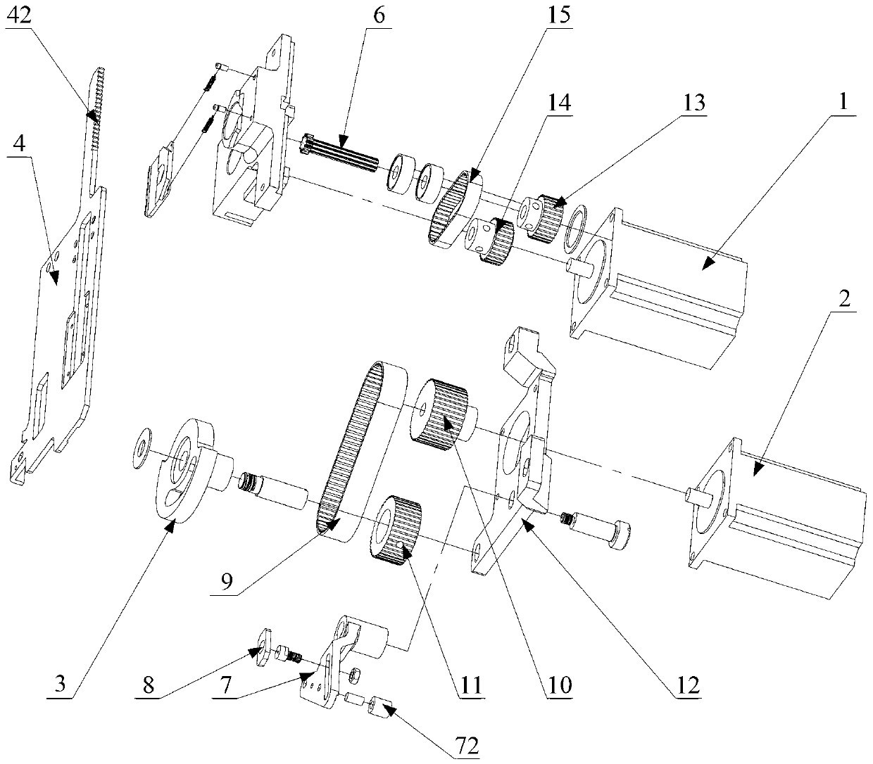 Mock button hole machine and feeding device thereof