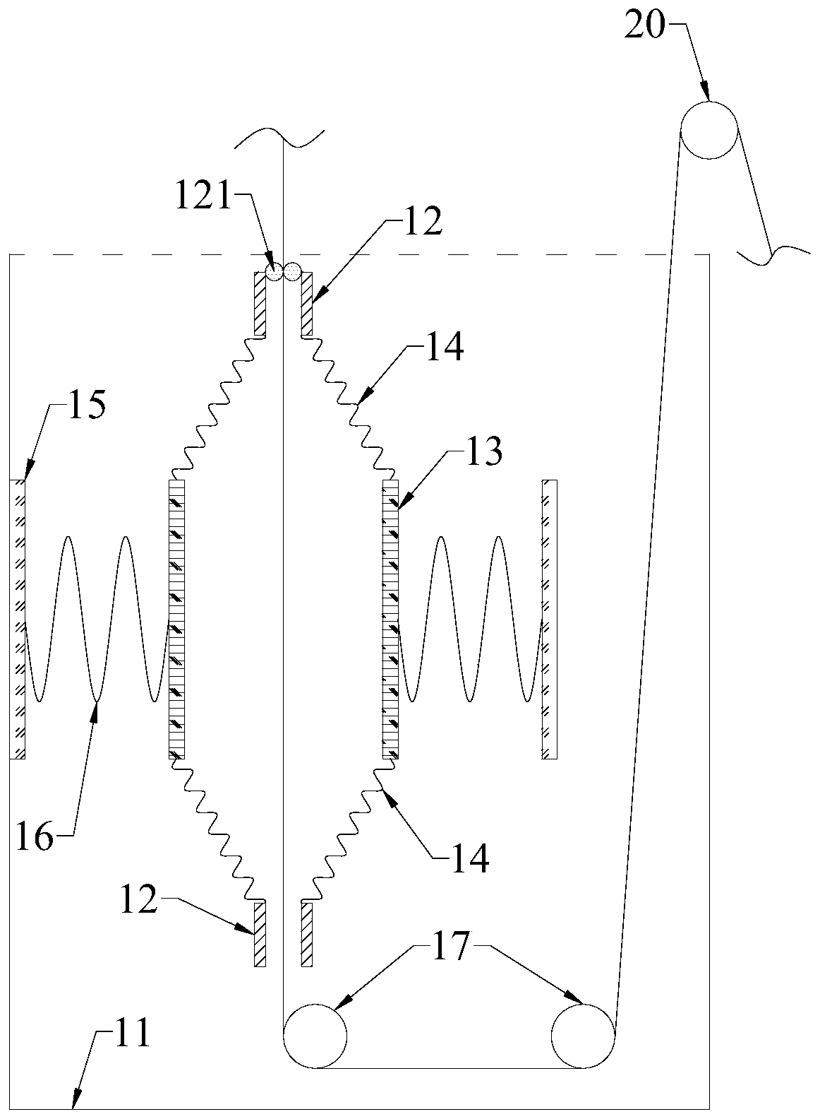 Cloth material infiltration system