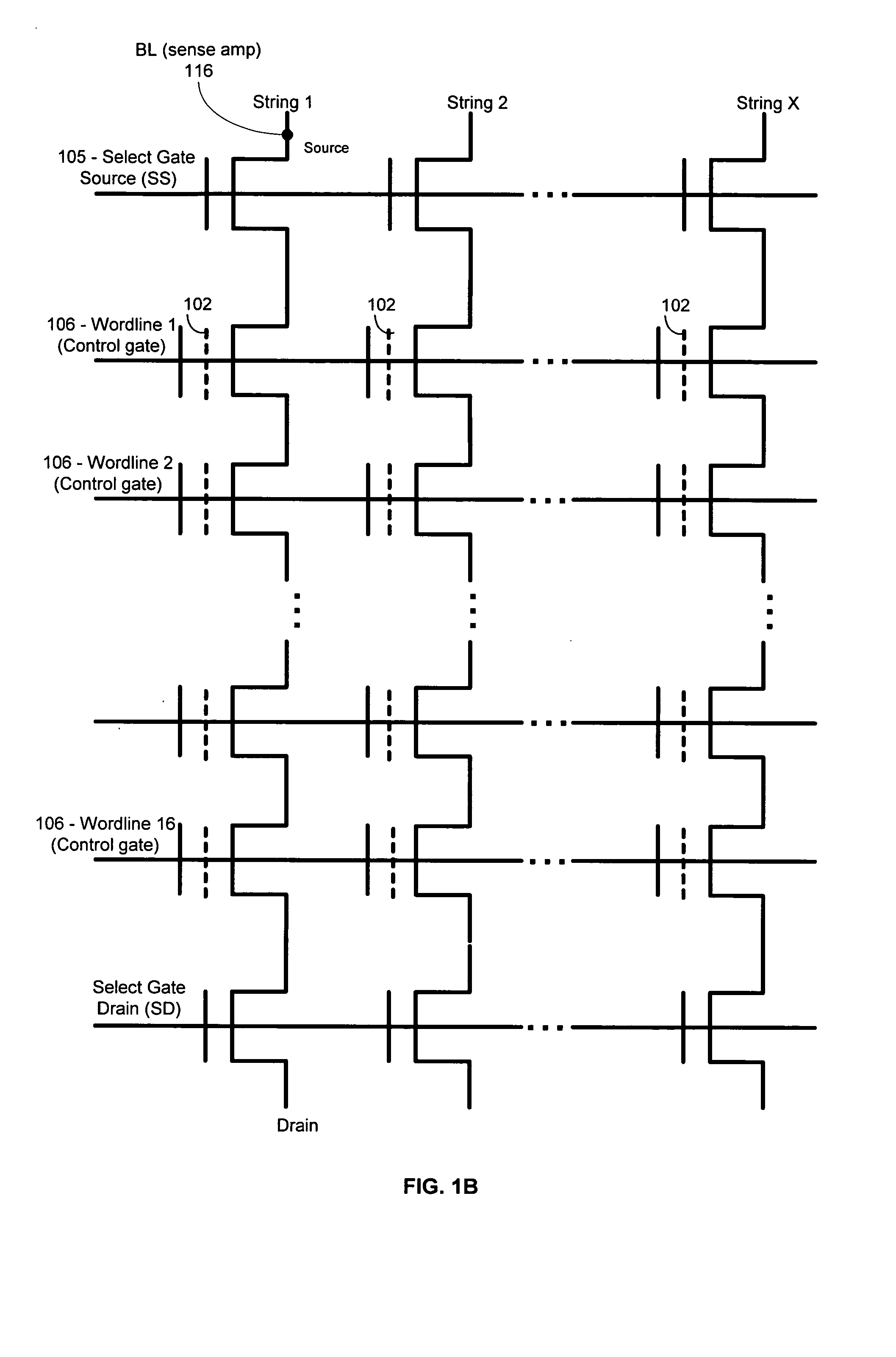 Bitline direction shielding to avoid cross coupling between adjacent cells for NAND flash memory