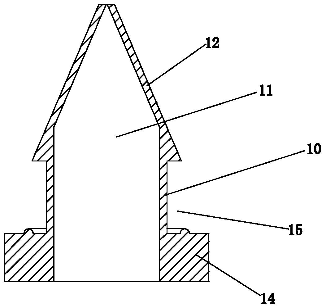 Water outlet nozzle structure and kitchen and bathroom product using same