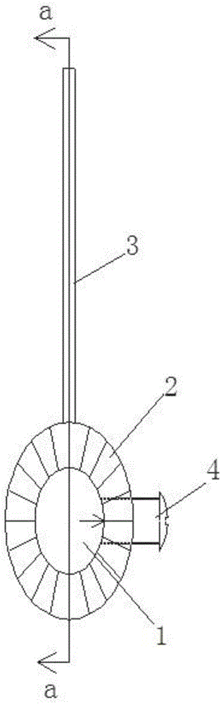 Hydro-generator set air gap measuring method and measuring device