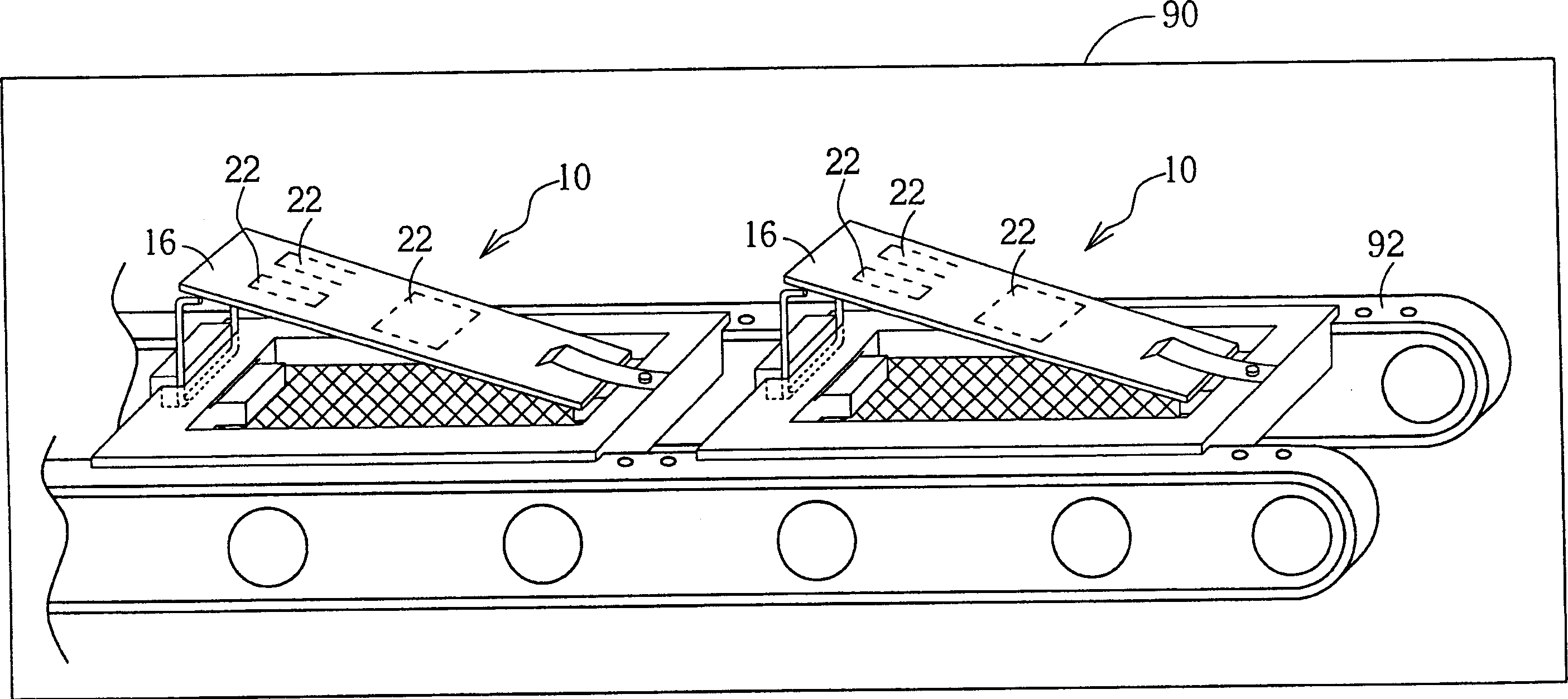 Electronic component carrier and method for shattering and loading electronic components on circuit board