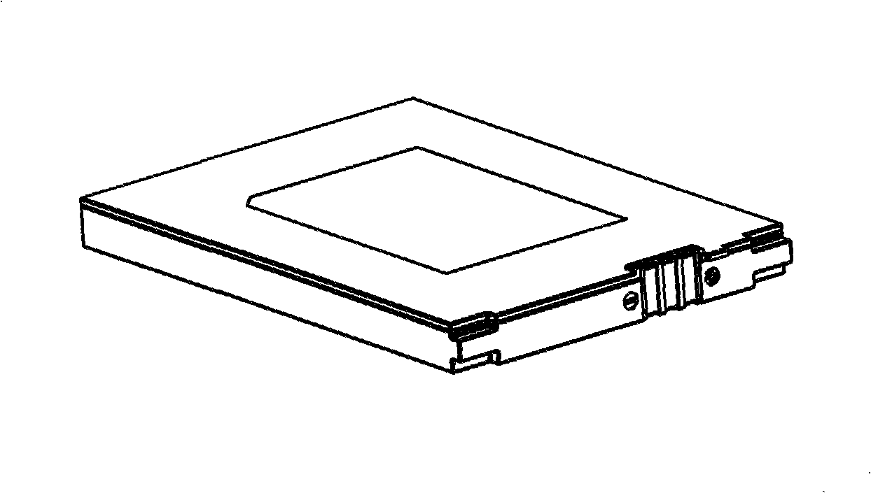 Polymer battery packaging structure