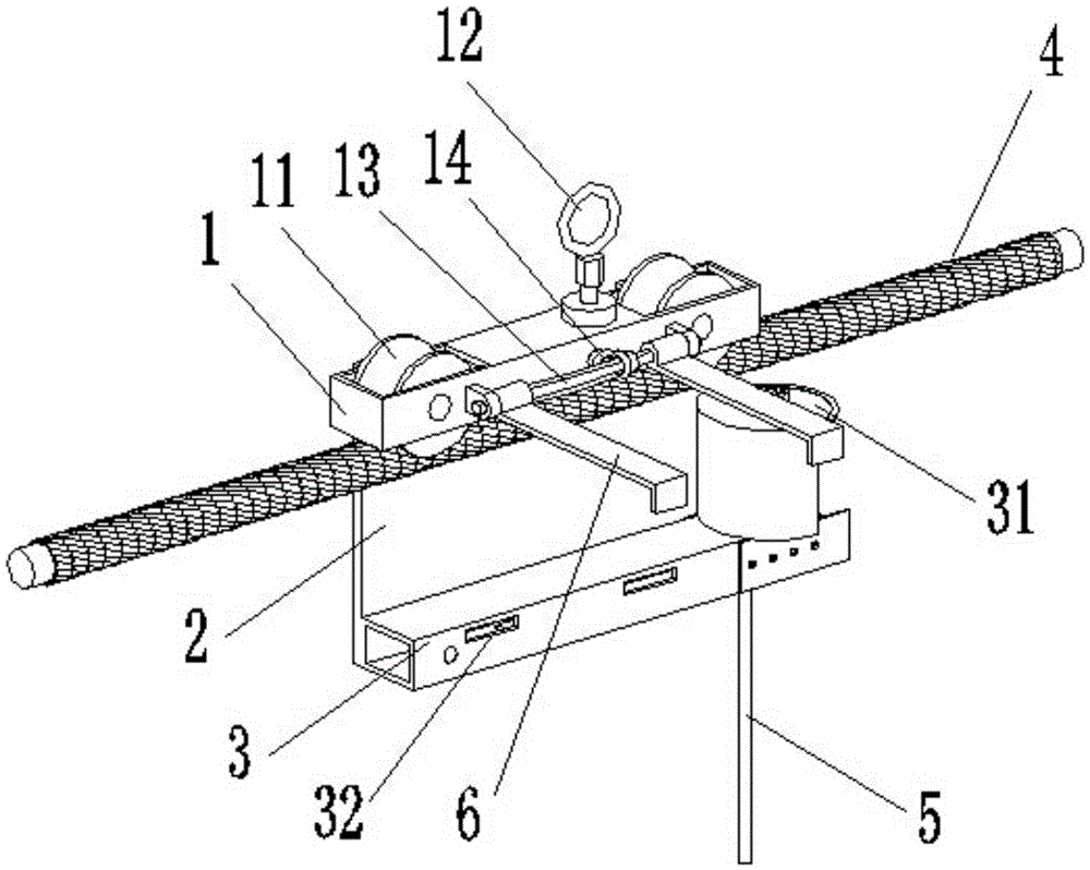 A single-wire foreign body intelligent obstacle removal tackle