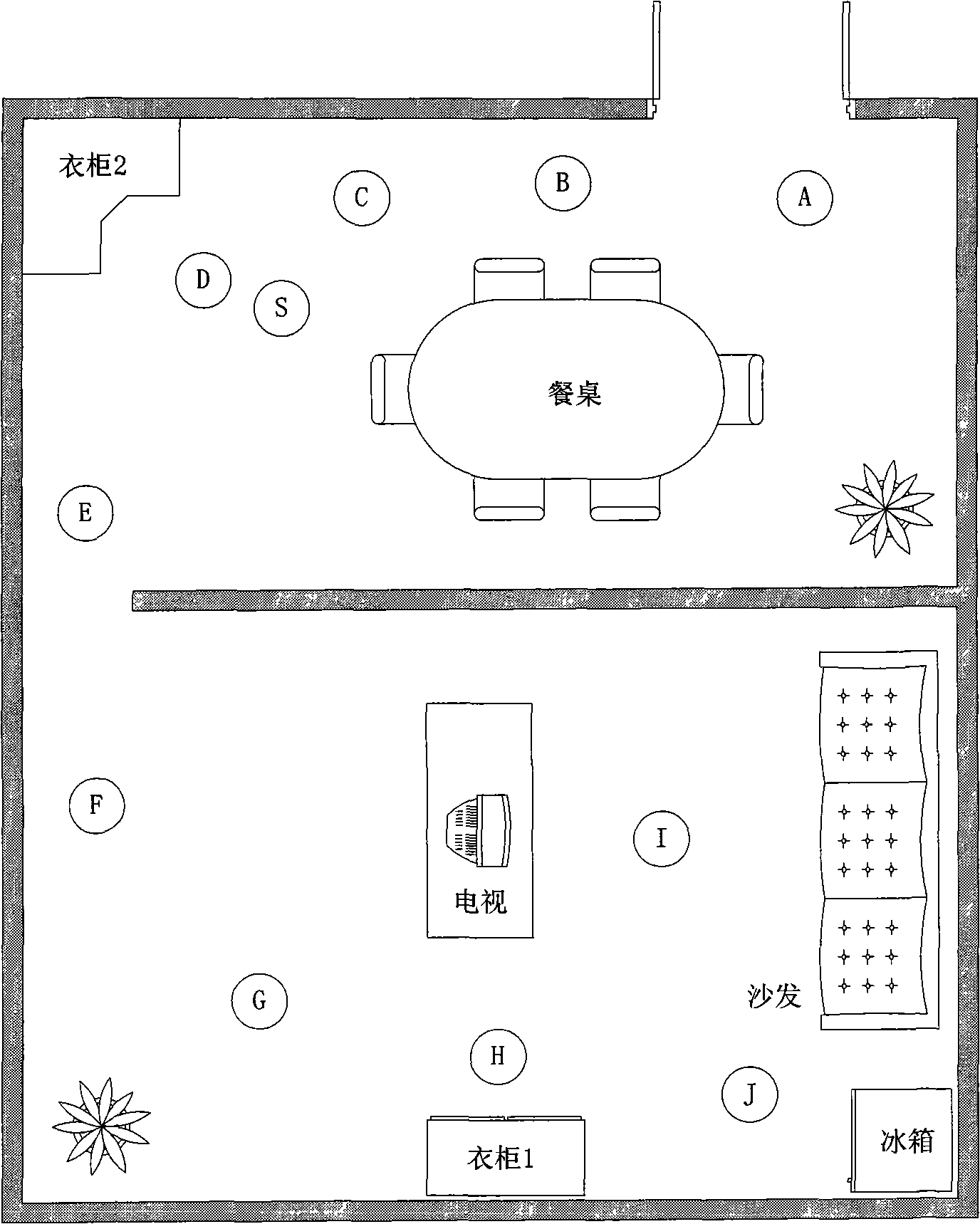 Service robot grasp guidance system and method thereof