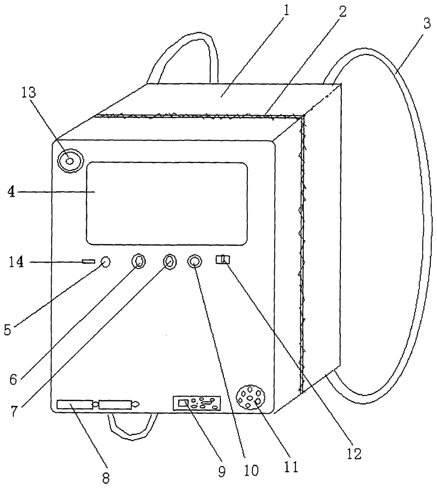 Liquid crystal display school bag