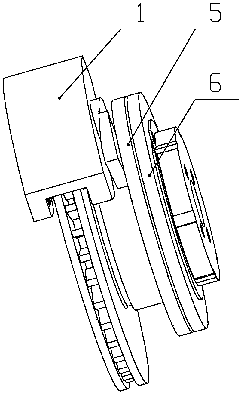 Wedge-shaped power-enhanced wire control brake