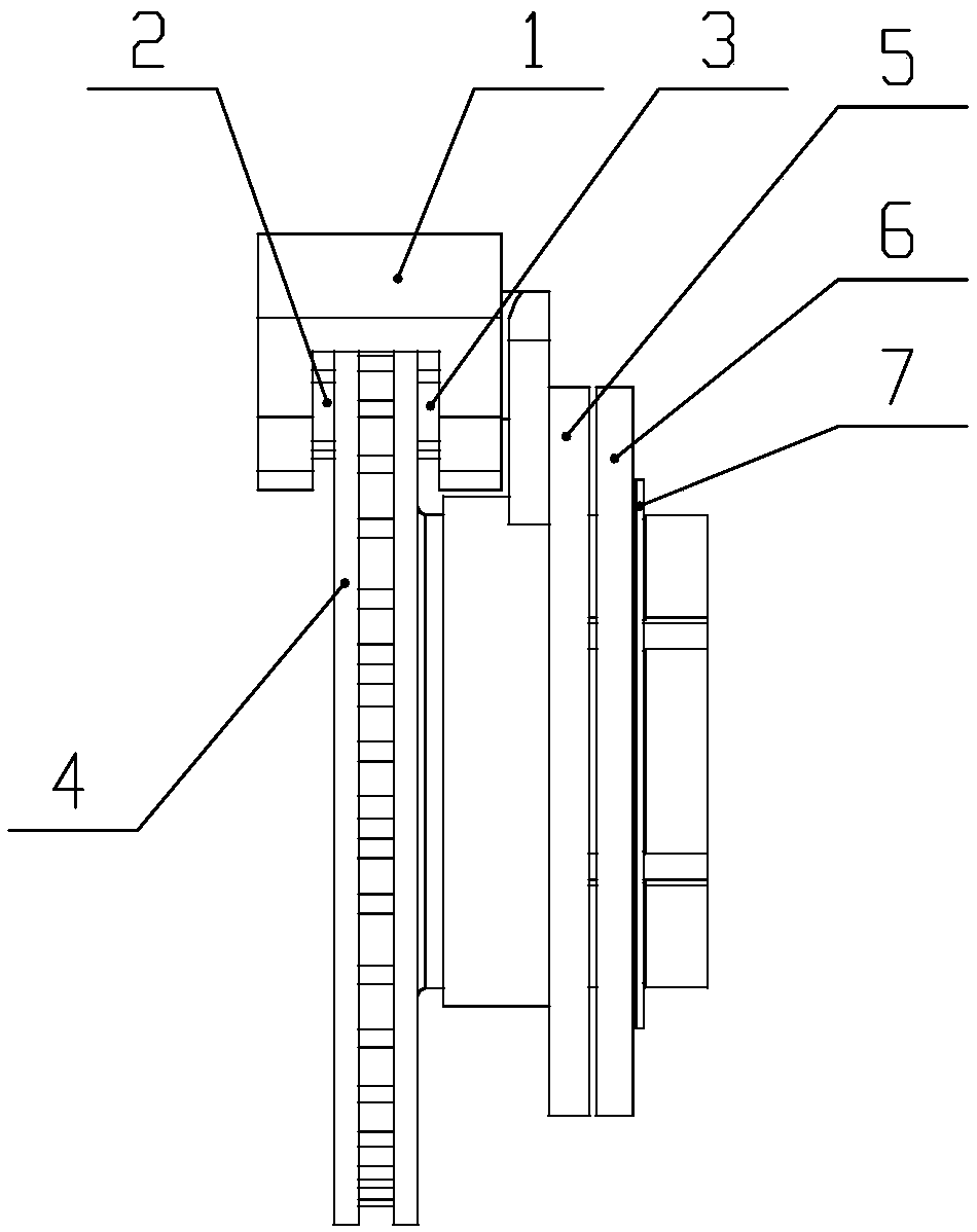 Wedge-shaped power-enhanced wire control brake