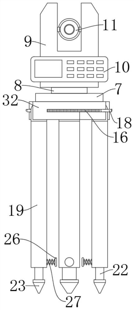 Portable geographic information surveying and mapping instrument of geographic information acquisition device