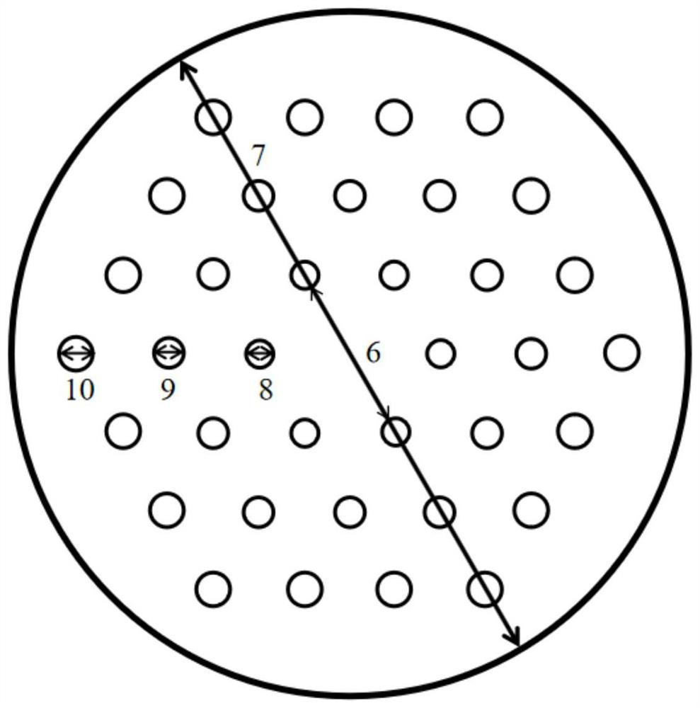 Optical fiber sensing system based on free-form surface off-axis reflection and measuring method