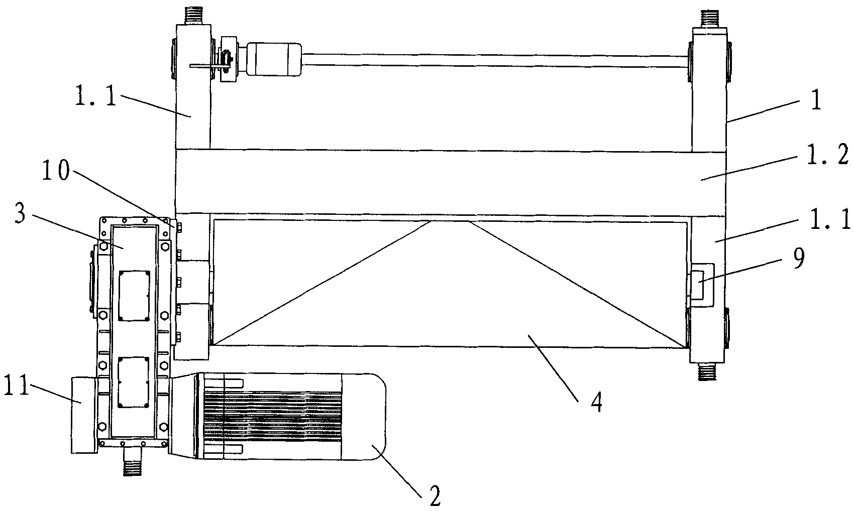 Dolly for overhead and gantry cranes