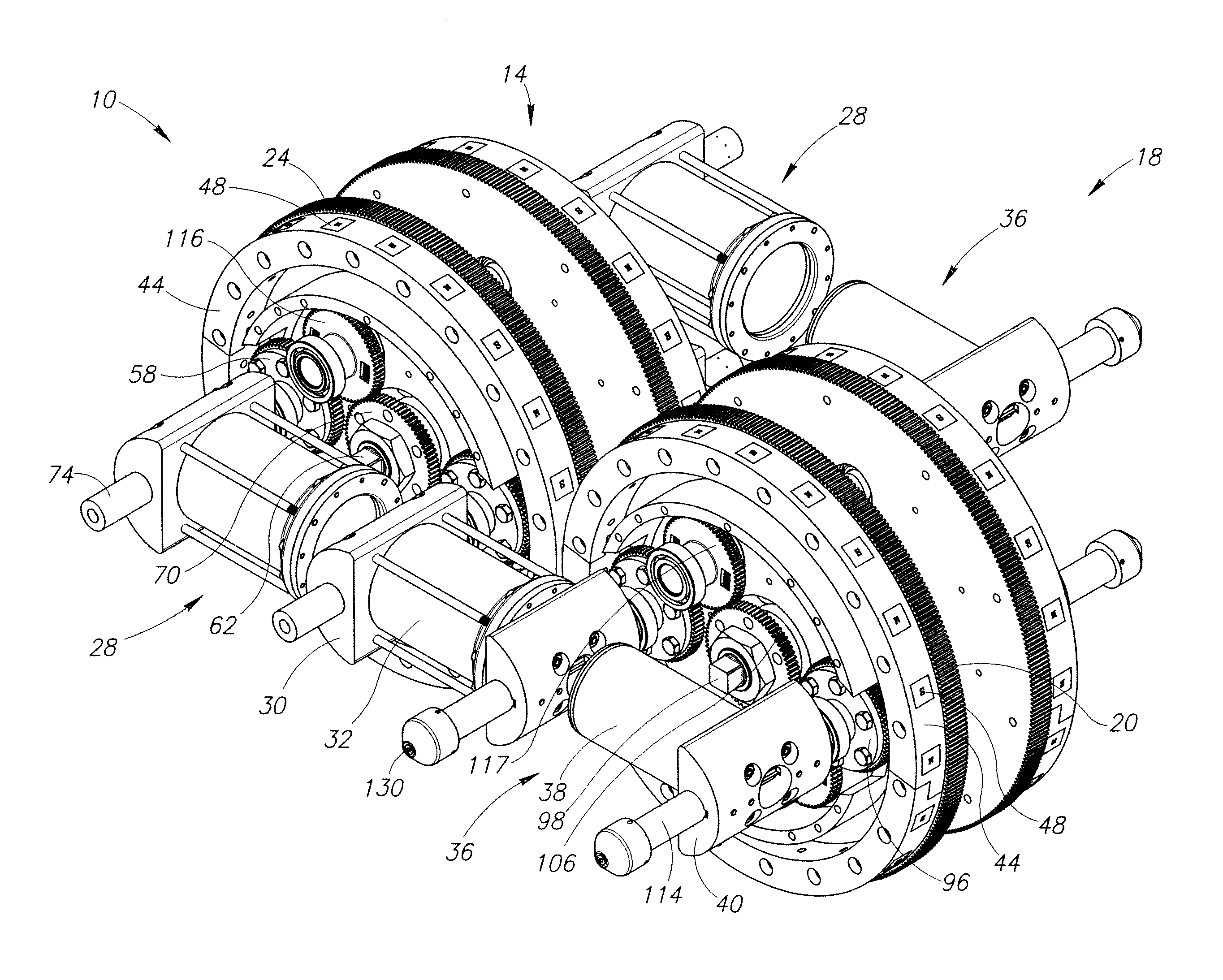 Orbital, non-reciprocating, internal combustion engine