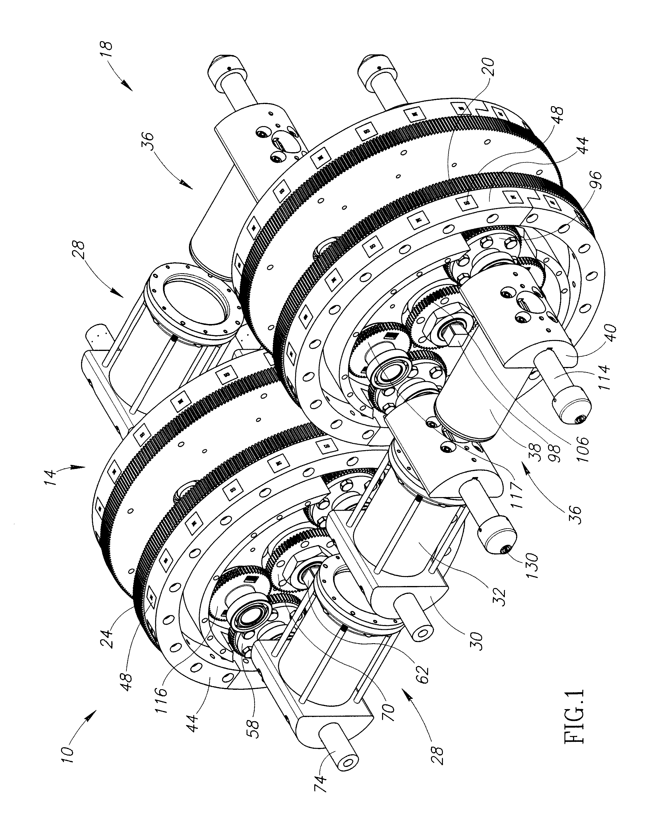 Orbital, non-reciprocating, internal combustion engine