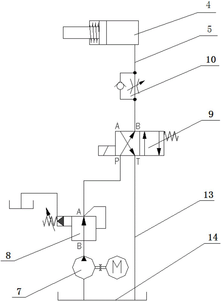 Marine crane hook pulley fixing device and fixing method