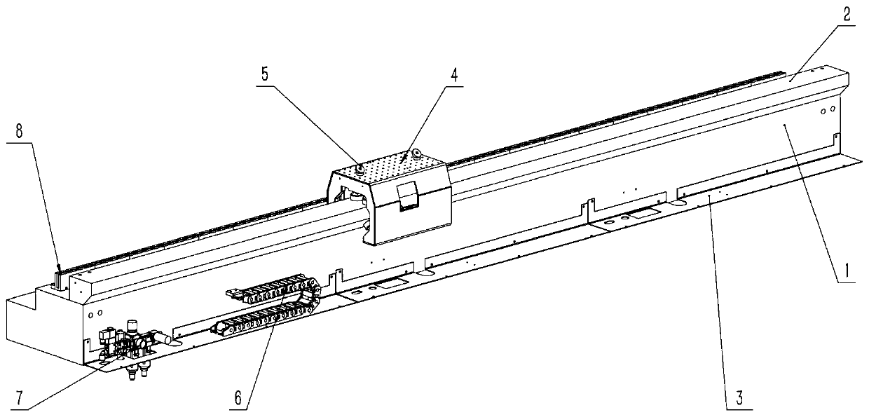 Linear dynamic calibration device