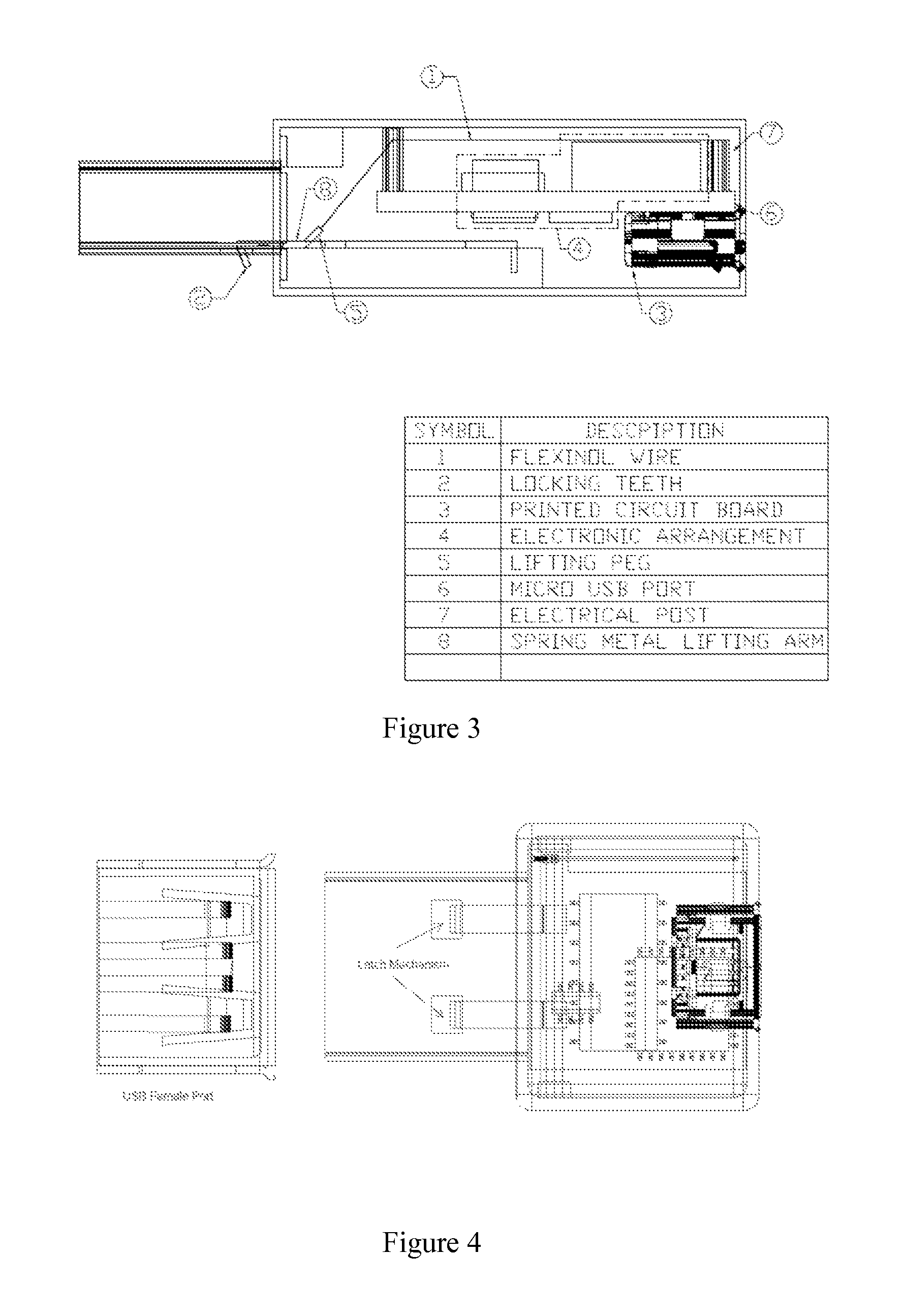 System and method for securing an input/output port using shape memory alloys in a locking mechanism