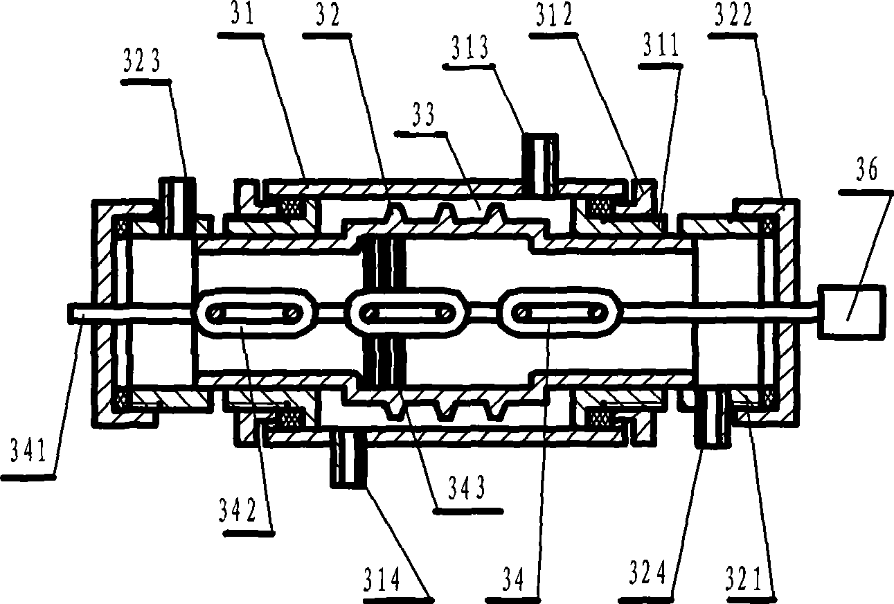 Sewage water source heat pump system