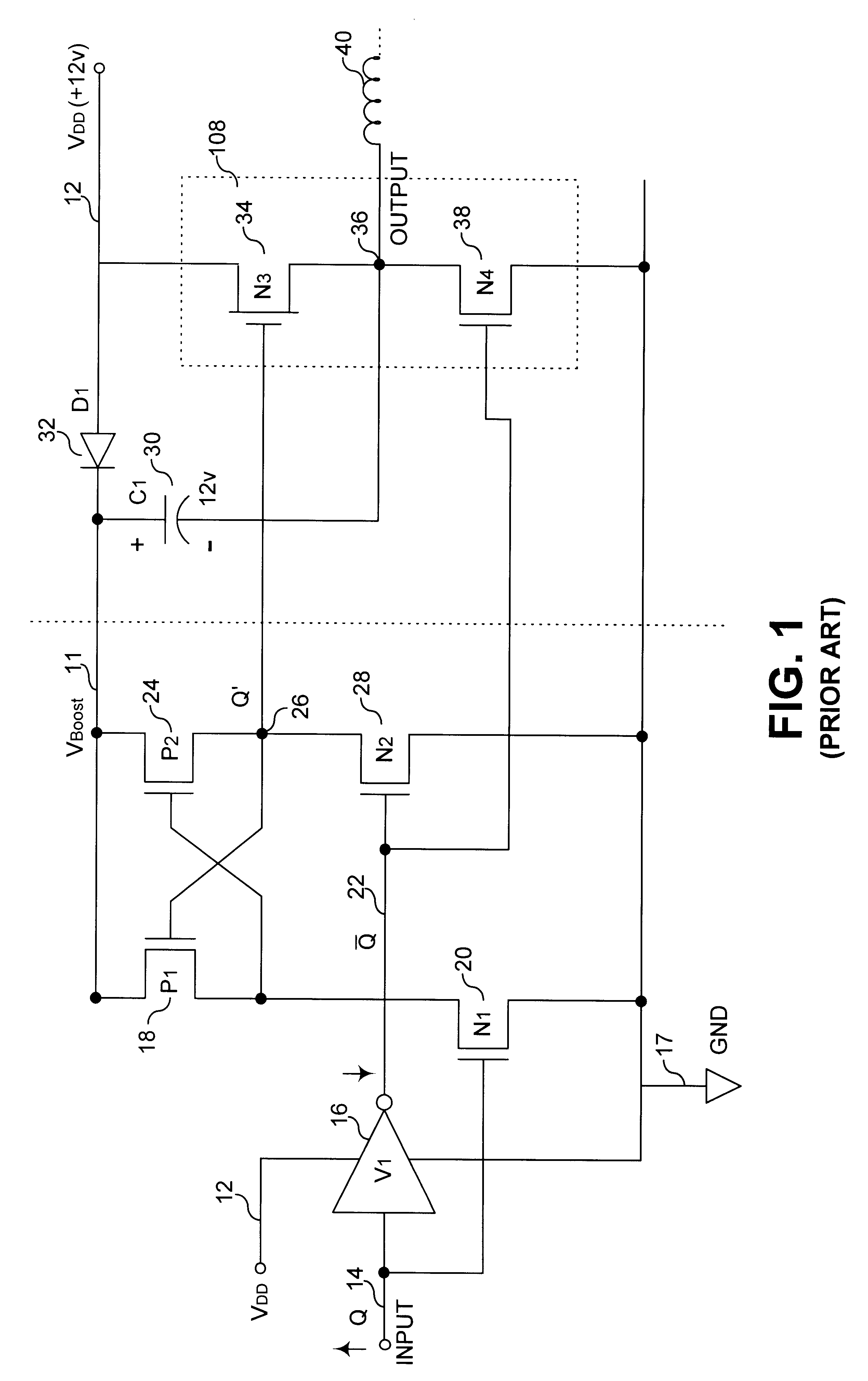 Clamped cascode level shifter circuit