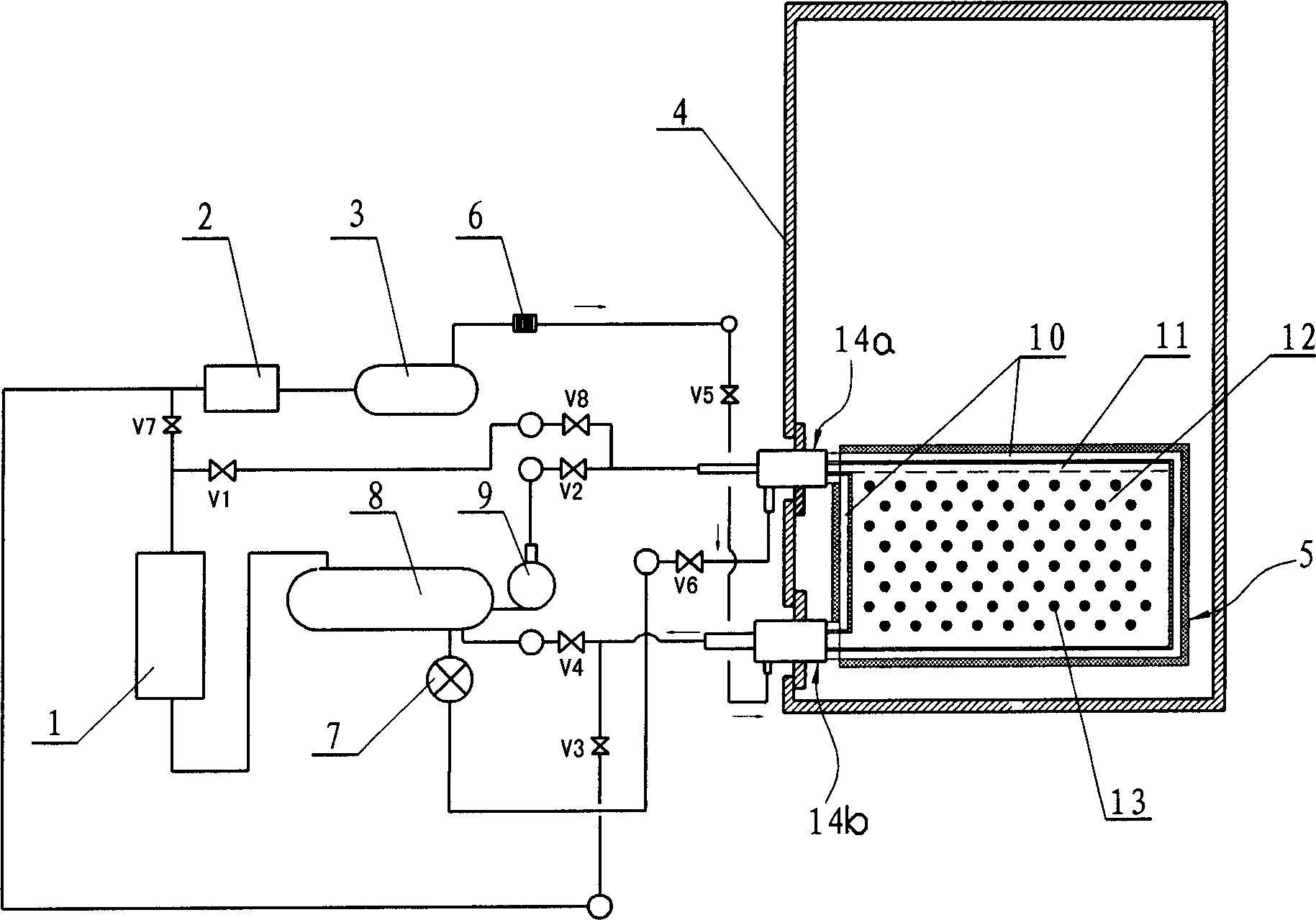 Thawing stripping type ice making apparatus