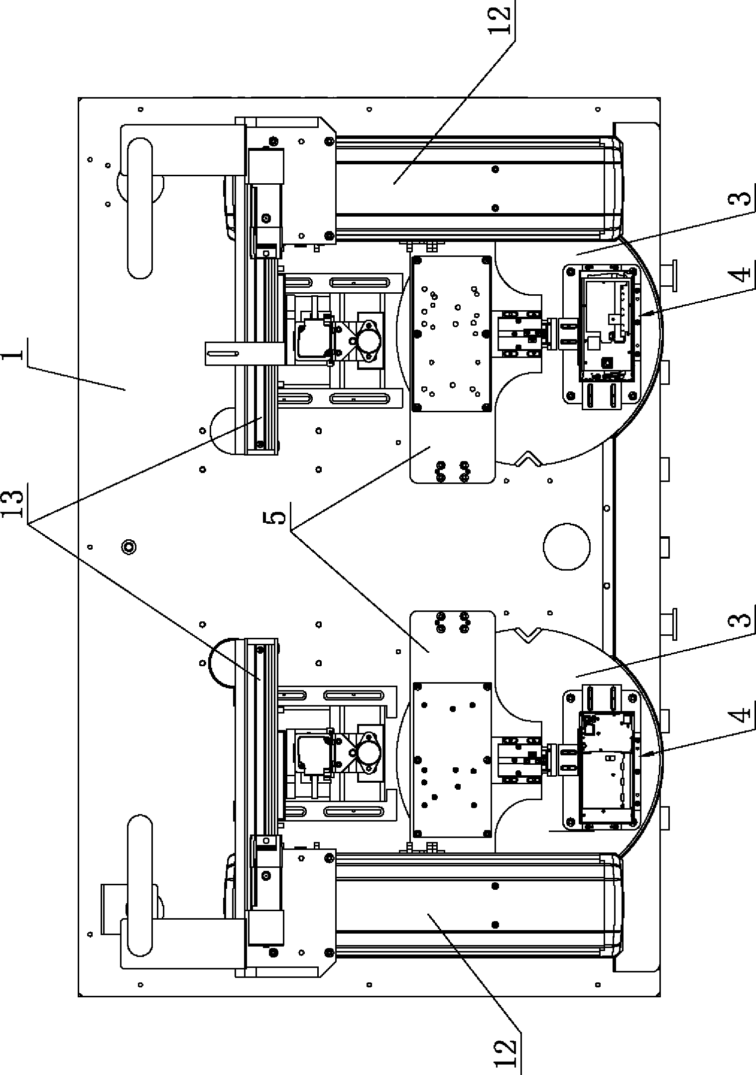 Biaxial suction type automatic lock screw feeder