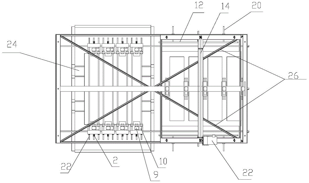 Adjustable automatic stacker and control method for row corrugated paper