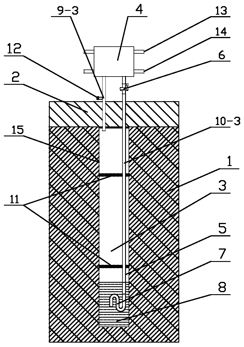 Passive cross-season energy supply and energy storage system