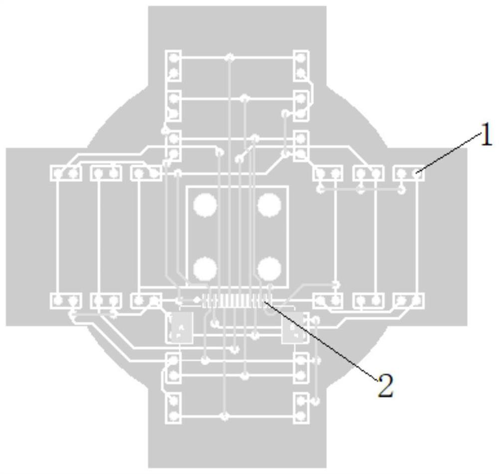 Signal processing circuit for multi-dimensional force sensor