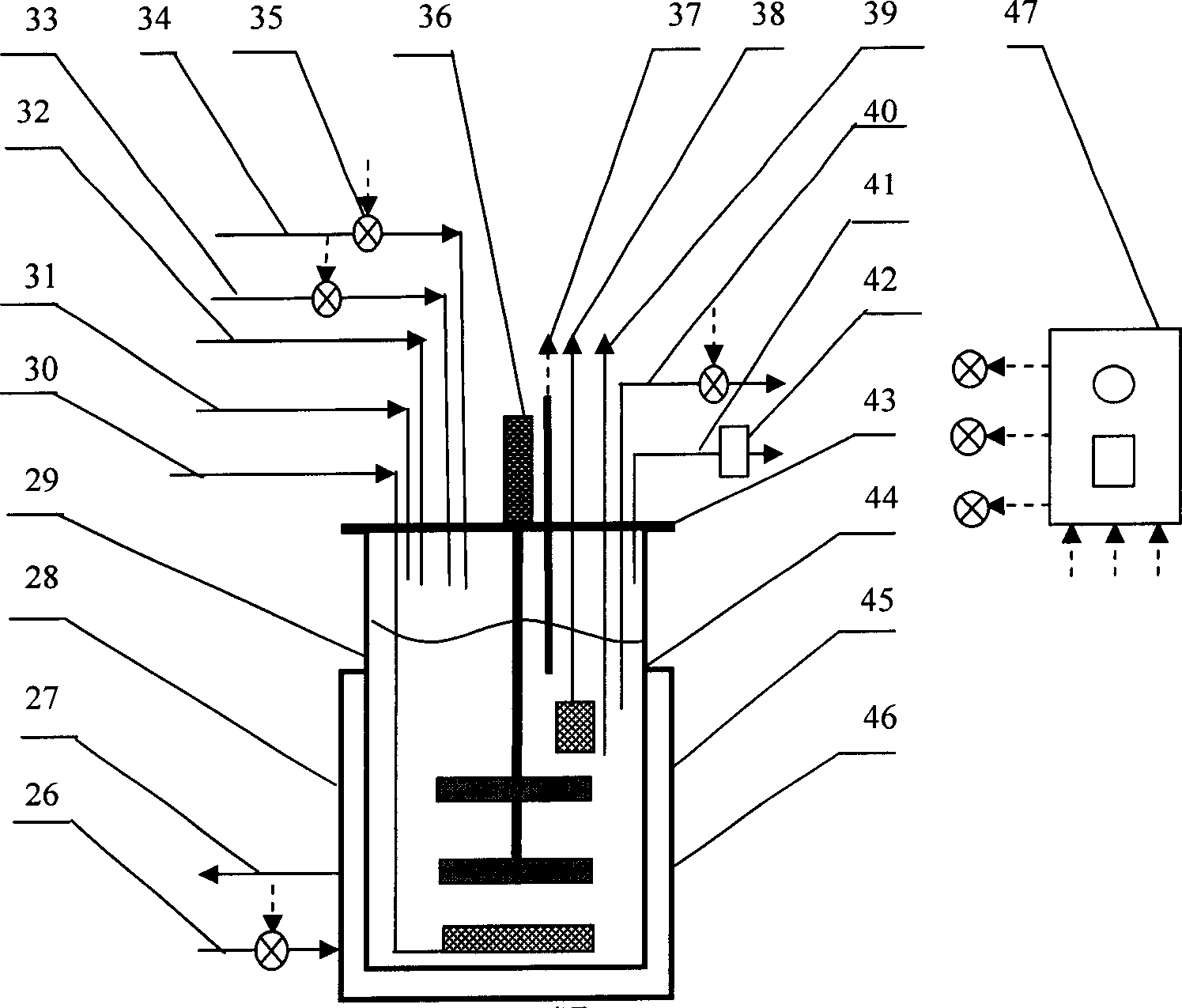 Safety high-efficient continuous enclosed type cell culture and virus production-inactivation system