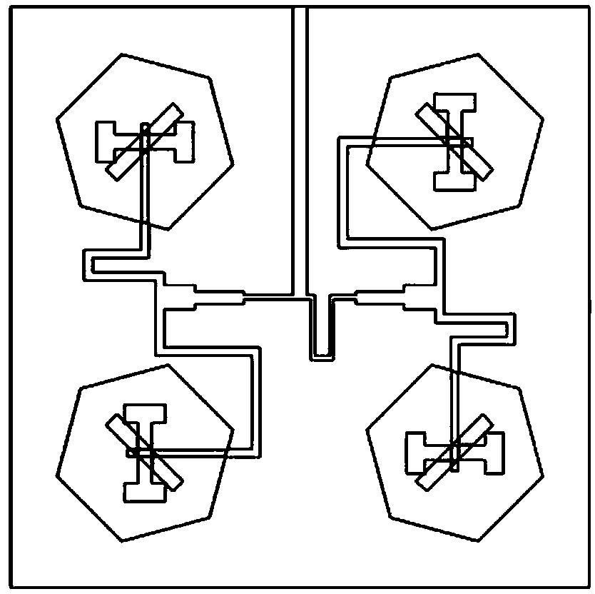 Hexagonal circularly polarized antenna array and rapid optimization method thereof