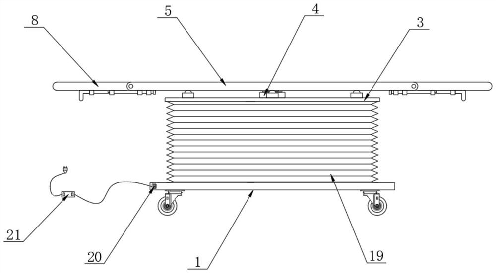 Supporting device for engine and gearbox maintenance