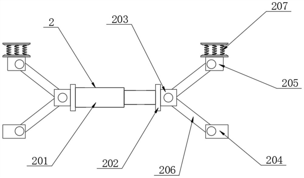 Supporting device for engine and gearbox maintenance