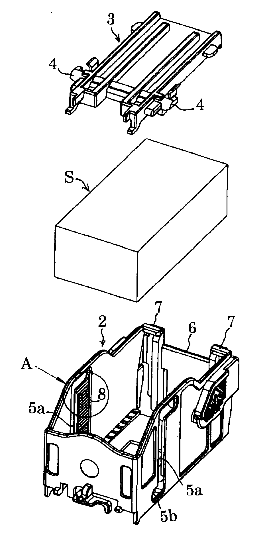 Staple Container For Electric Stapler