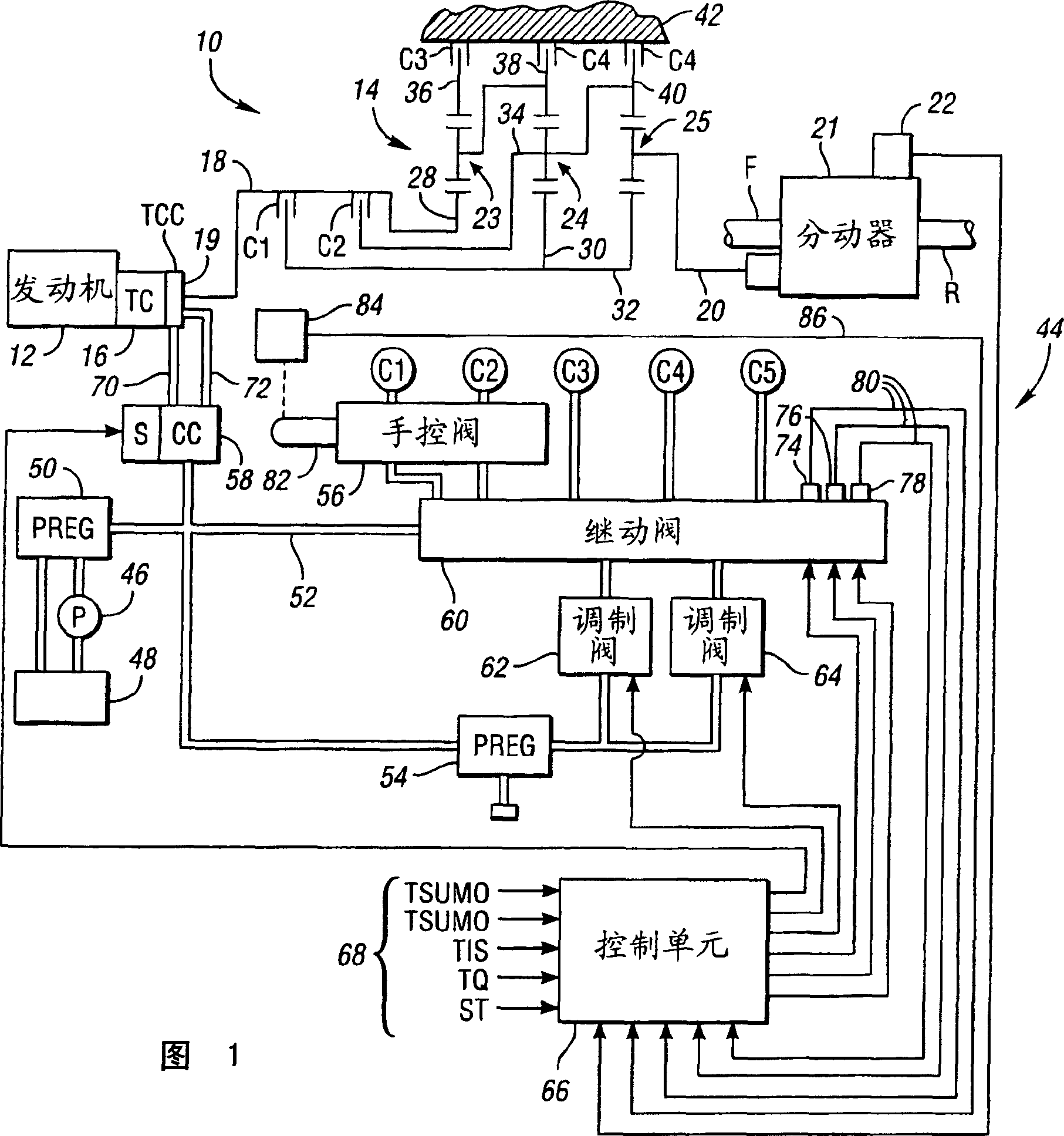 Method for improving a drive-to-park shift